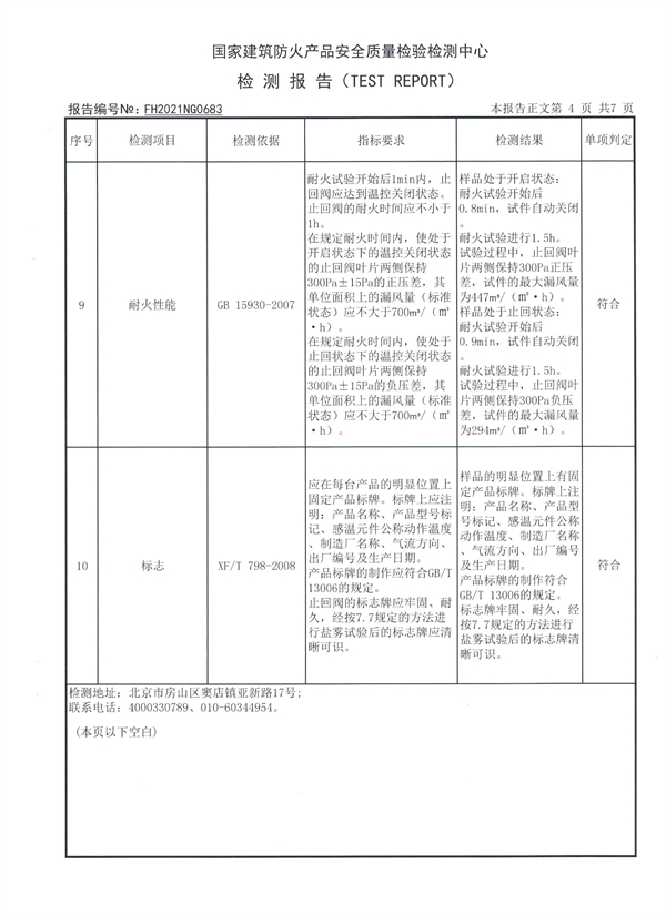 檢測報告